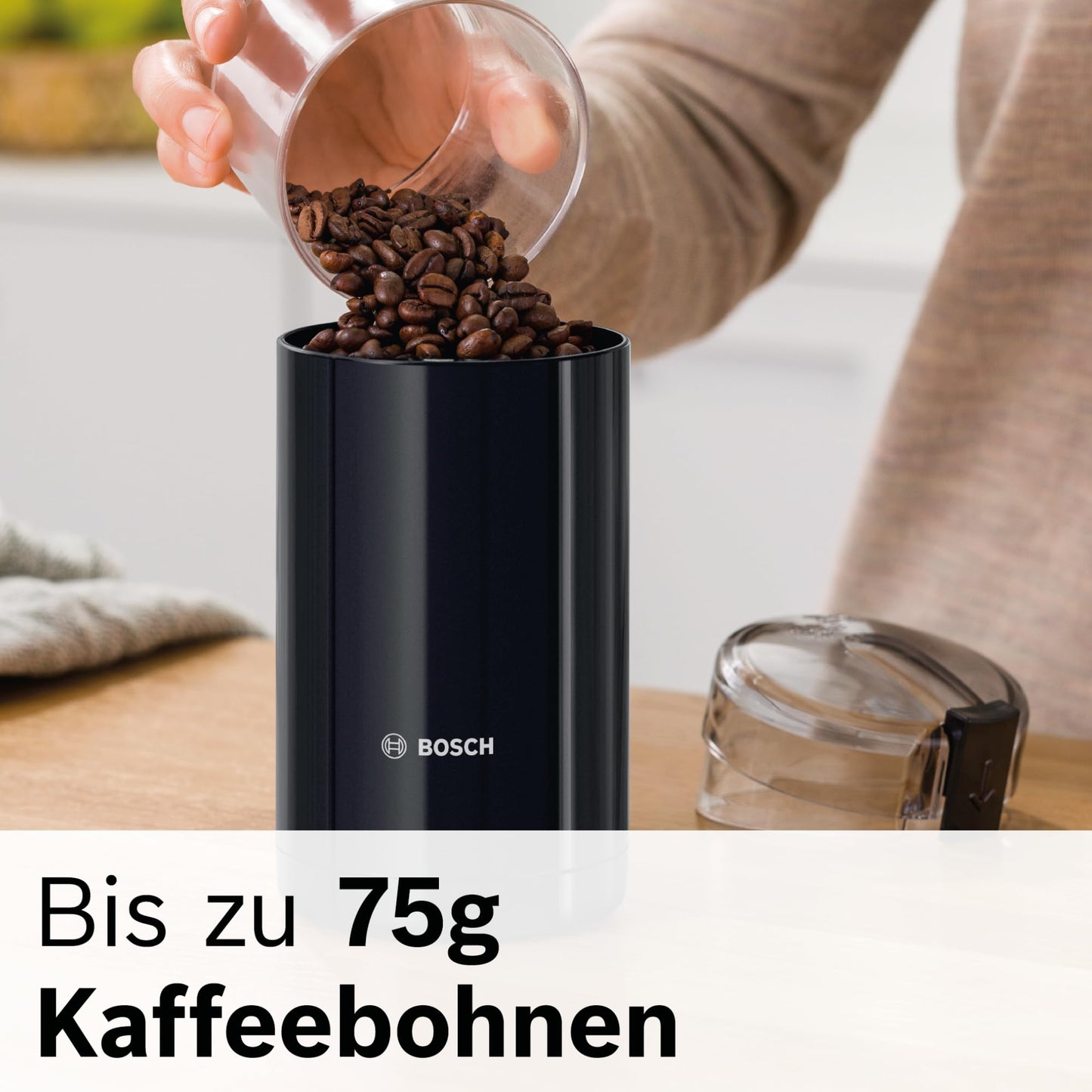 Bosch Kaffeemühle TSM6A013B, 75 gr, schwarz